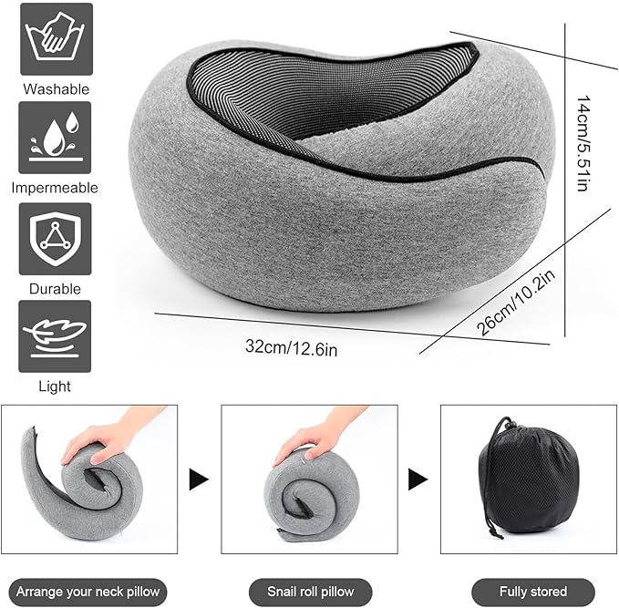 PlushPad™ Full Neck Travel Pillow
