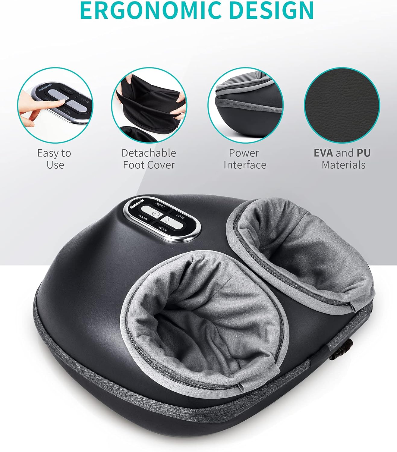 ThermaSole™ Foot Massager with Heating Therapy