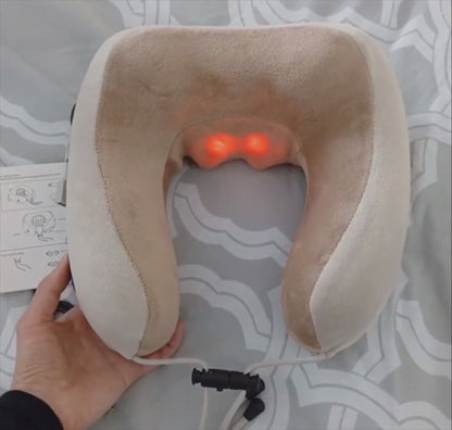 TravelRelief™ Neck-Massager Travel Pillow